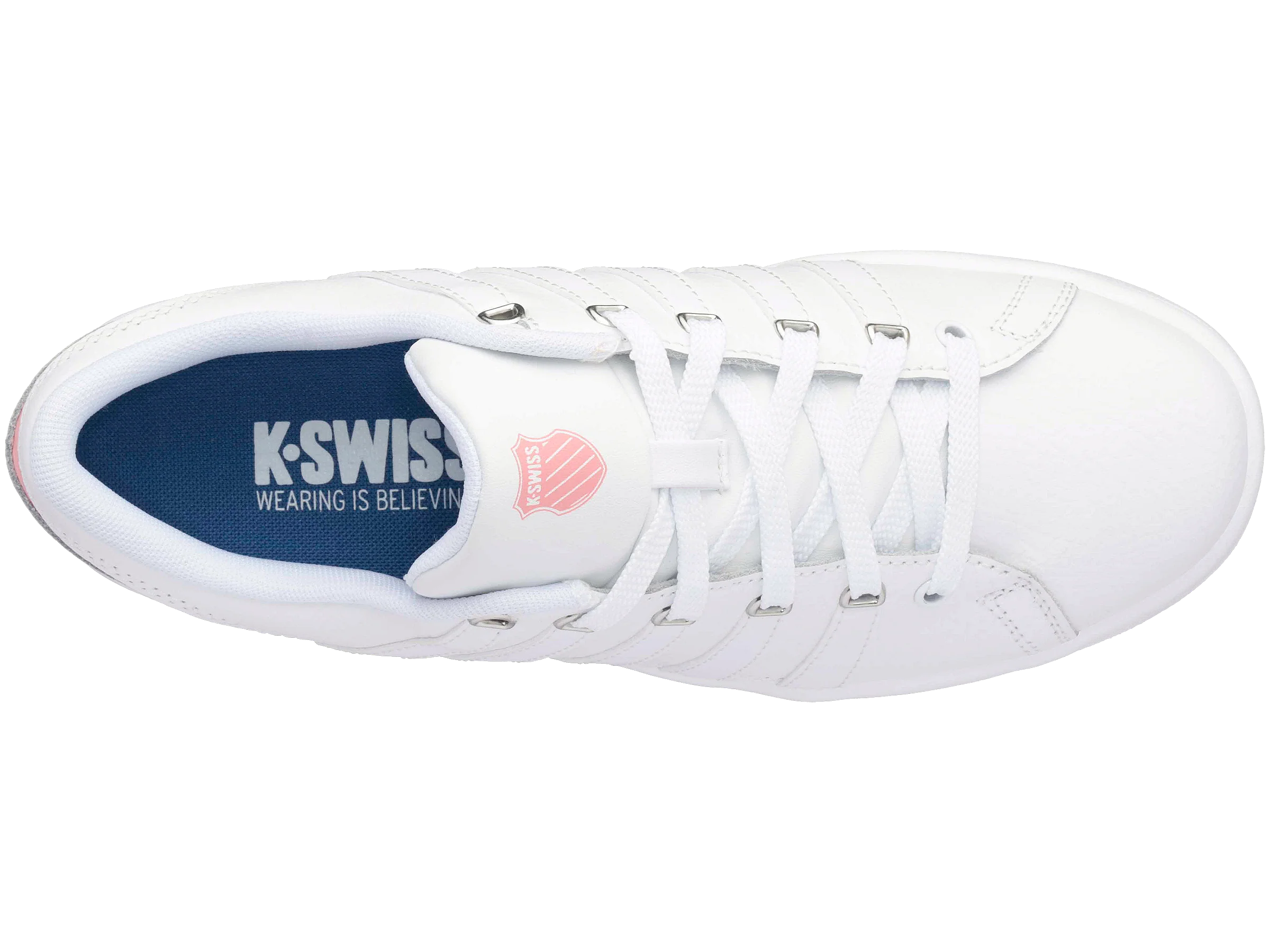 96999-973-M | RAMLI COURT | WHITE/FLAMINGO PINK - Image 7