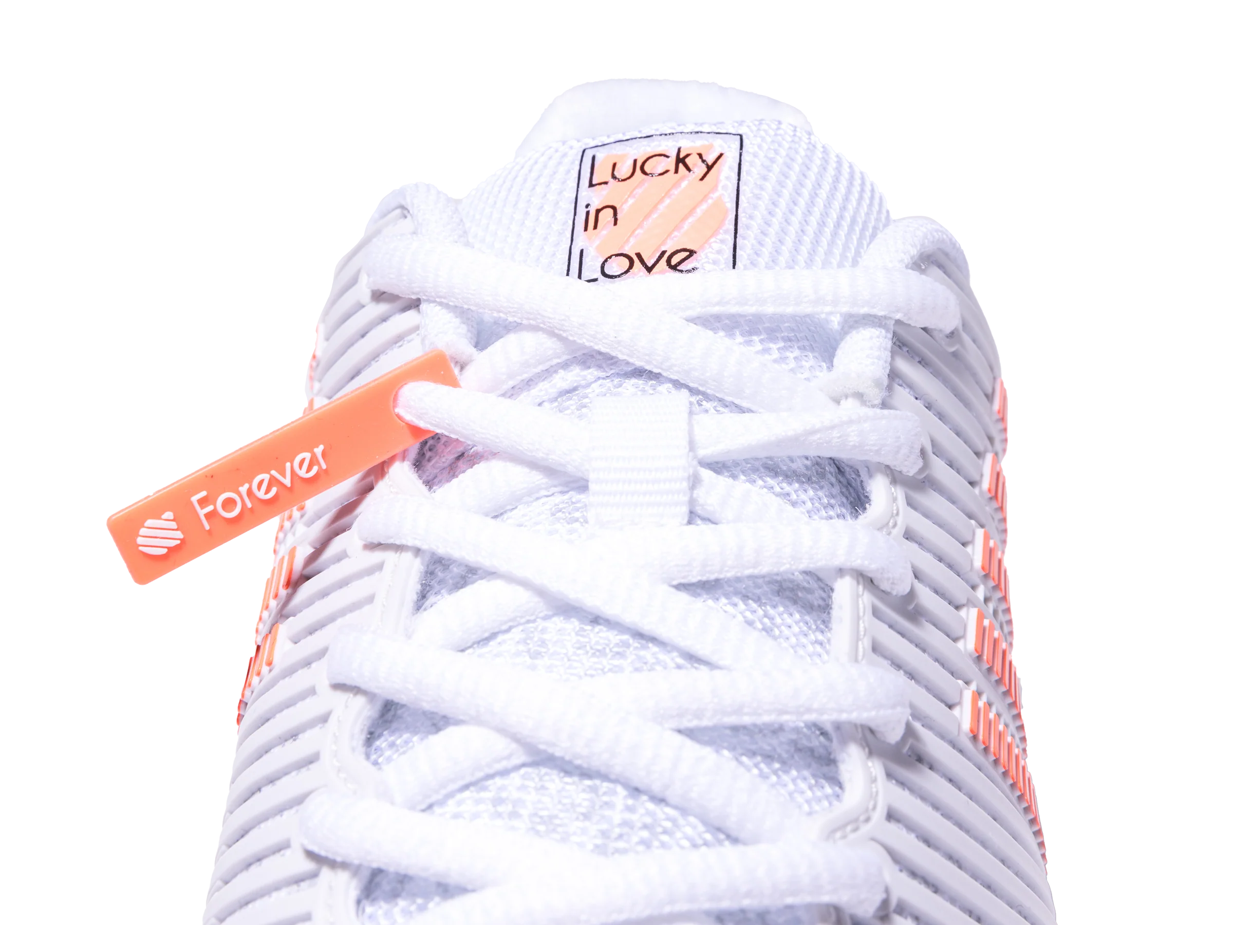 97382-112-M | HYPERCOURT EXPRESS 2 LUCKY IN LOVE | WHITE/DOVE/ORANGE GLOW - Image 6