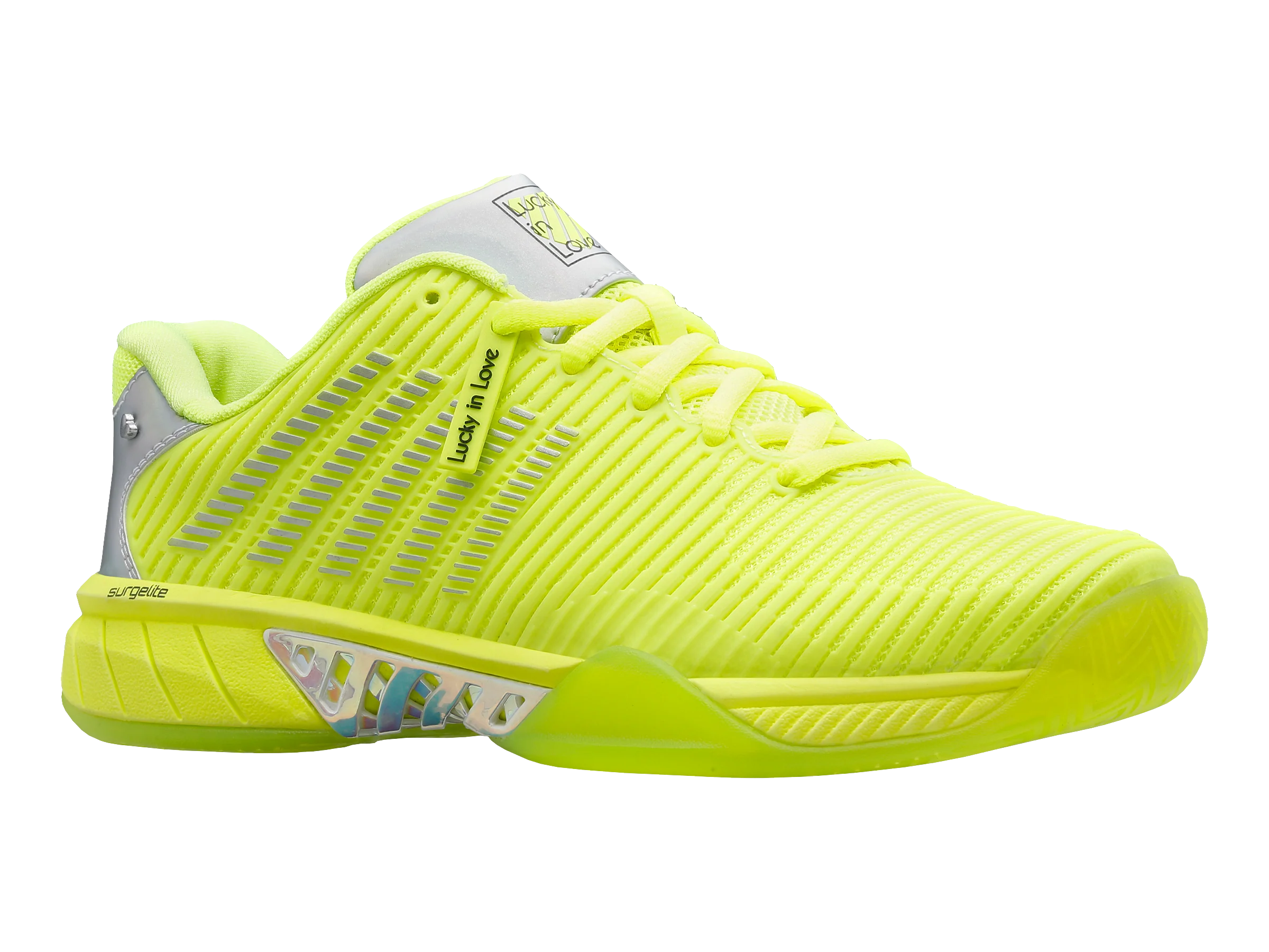97382-728-M | HYPERCOURT EXPRESS 2  LUCKY IN LOVE | NEON YELLOE/SILVER/ASPHALT - Image 2
