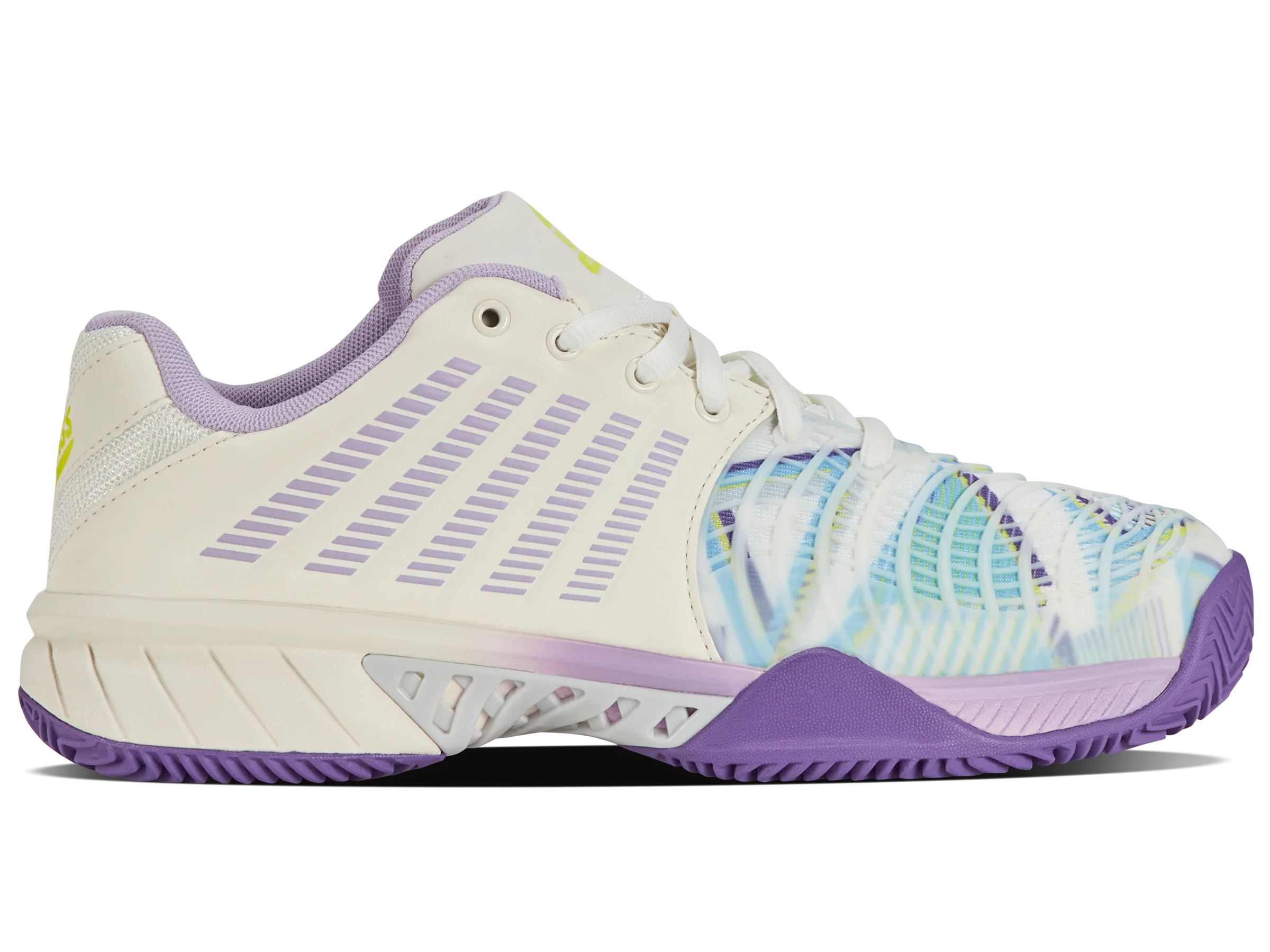 98900-182-M | EXPRESS LIGHT 3 PADEL | SNOW WHITE/PURPLE HEART/EVENING PRIMROSE