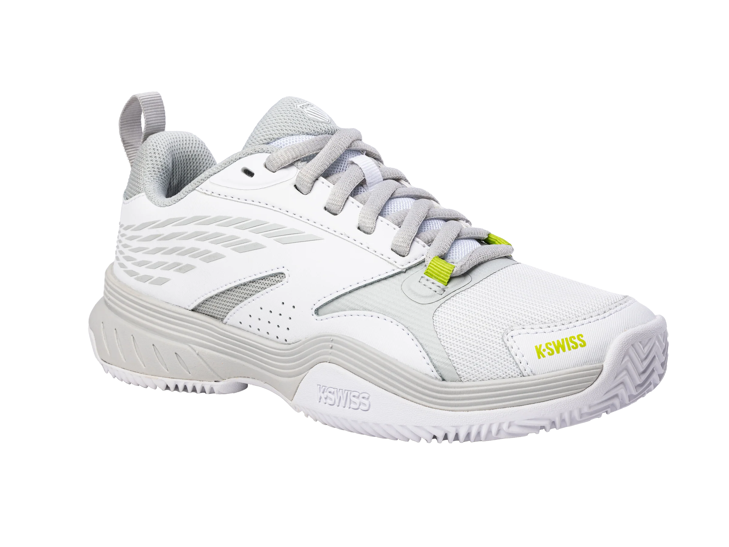 99191-956-M | SPEEDEX CLAY | WHITE/GRAY VIOLET/LIME GREEN - Image 2