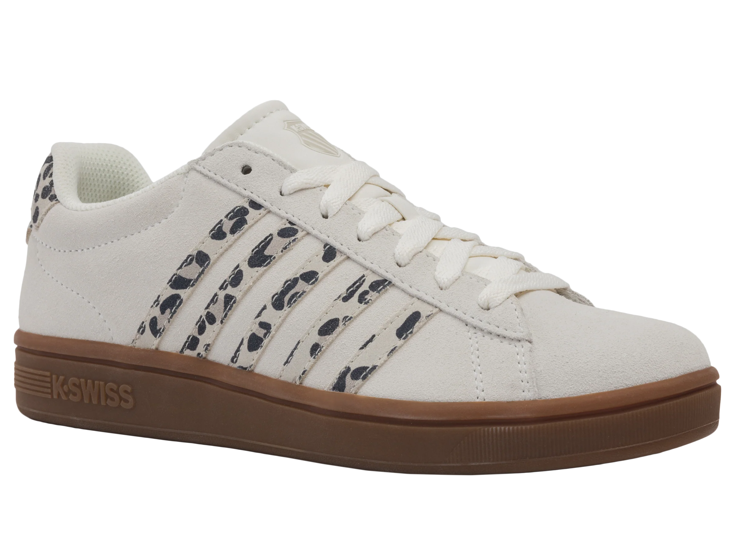 99492-148-M | COURT TIEBREAK II SDE | SNOW WHITE/LIGHT GRAY/LEOPARD/GUM - Image 2