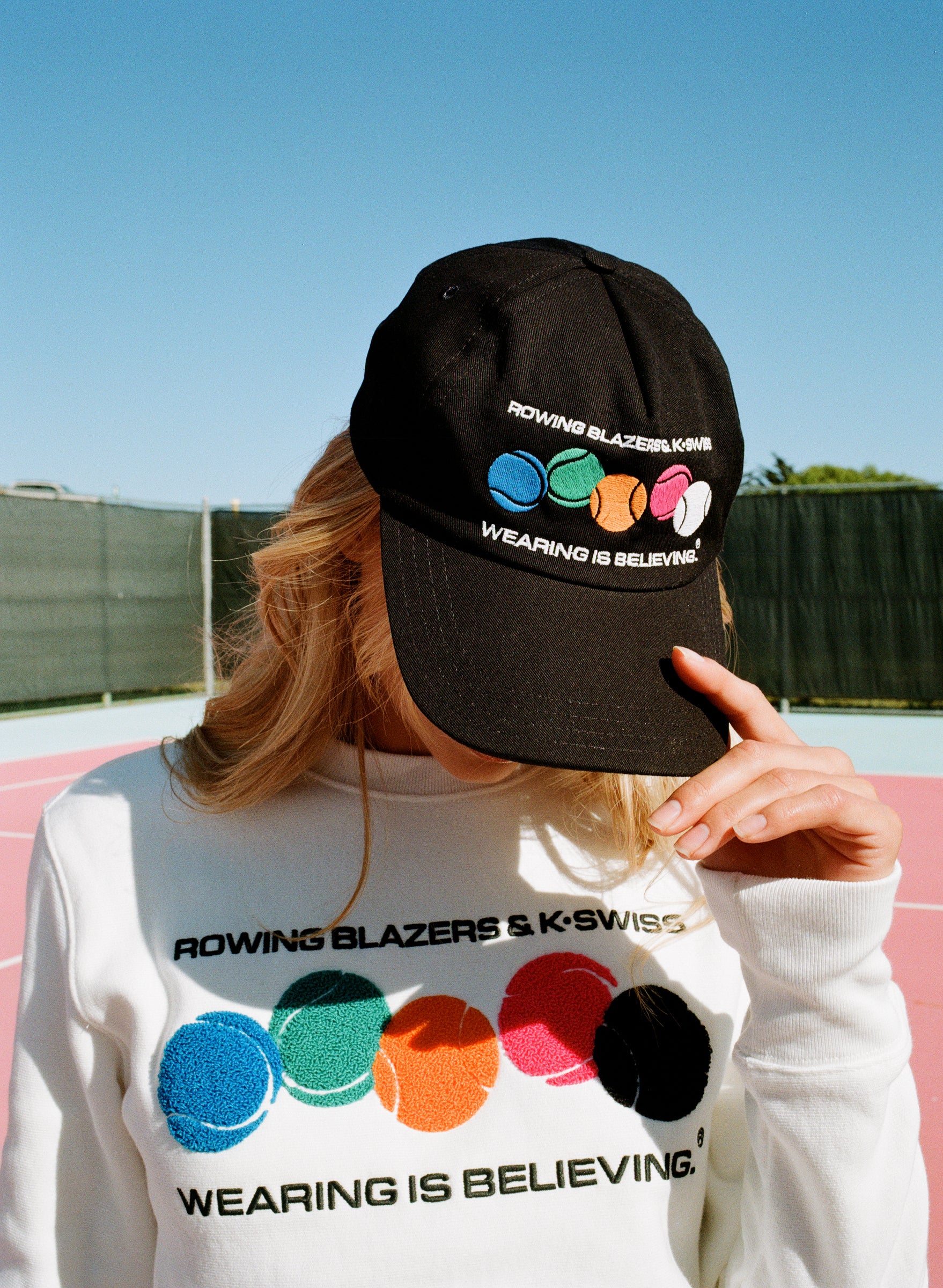 AC0113-008 | ROWING BLAZERS X K-SWISS HAT | BLACK - Image 2