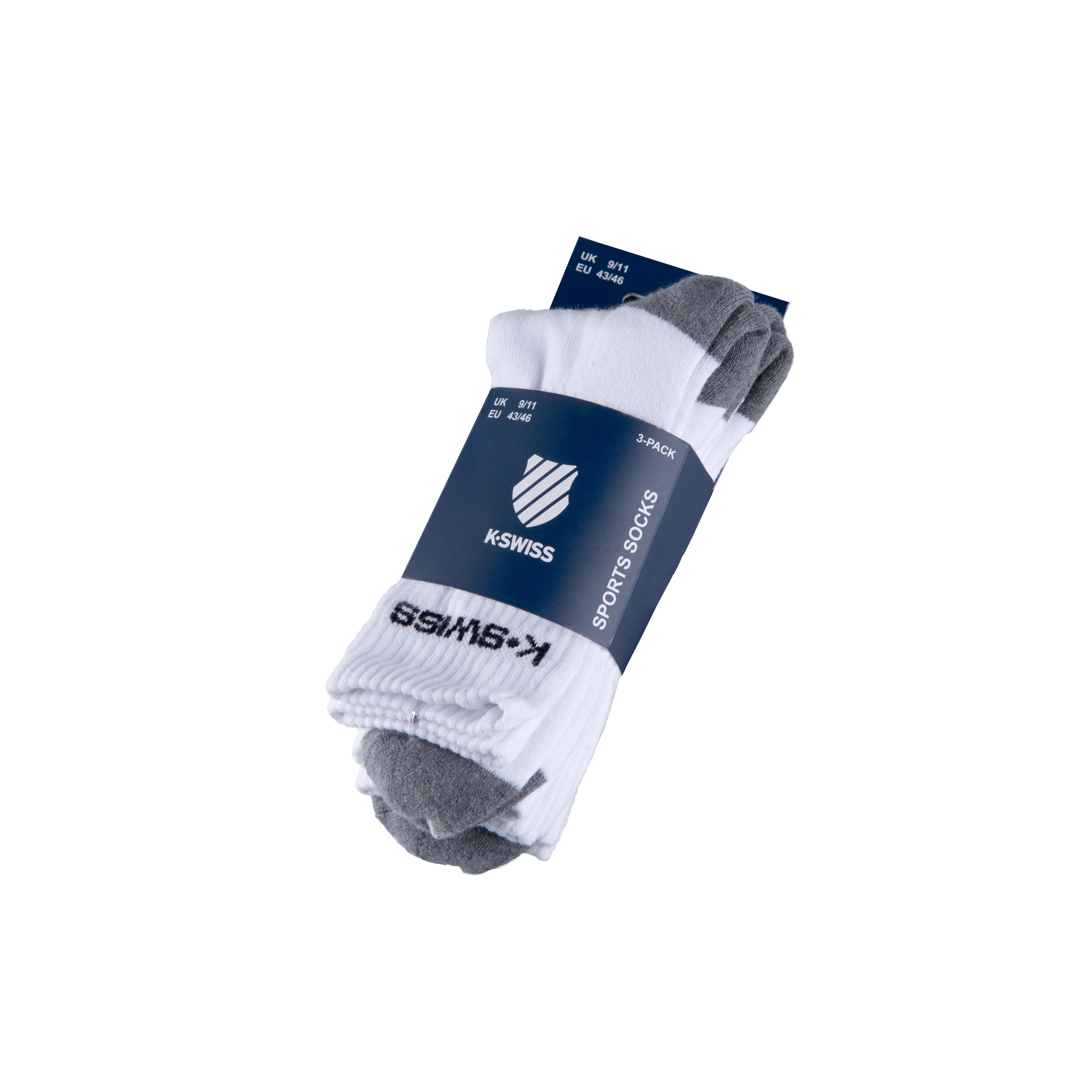 SX0099-100 | SPORT SOCKS 3-PACK | WHITE/BLACK - Image 2